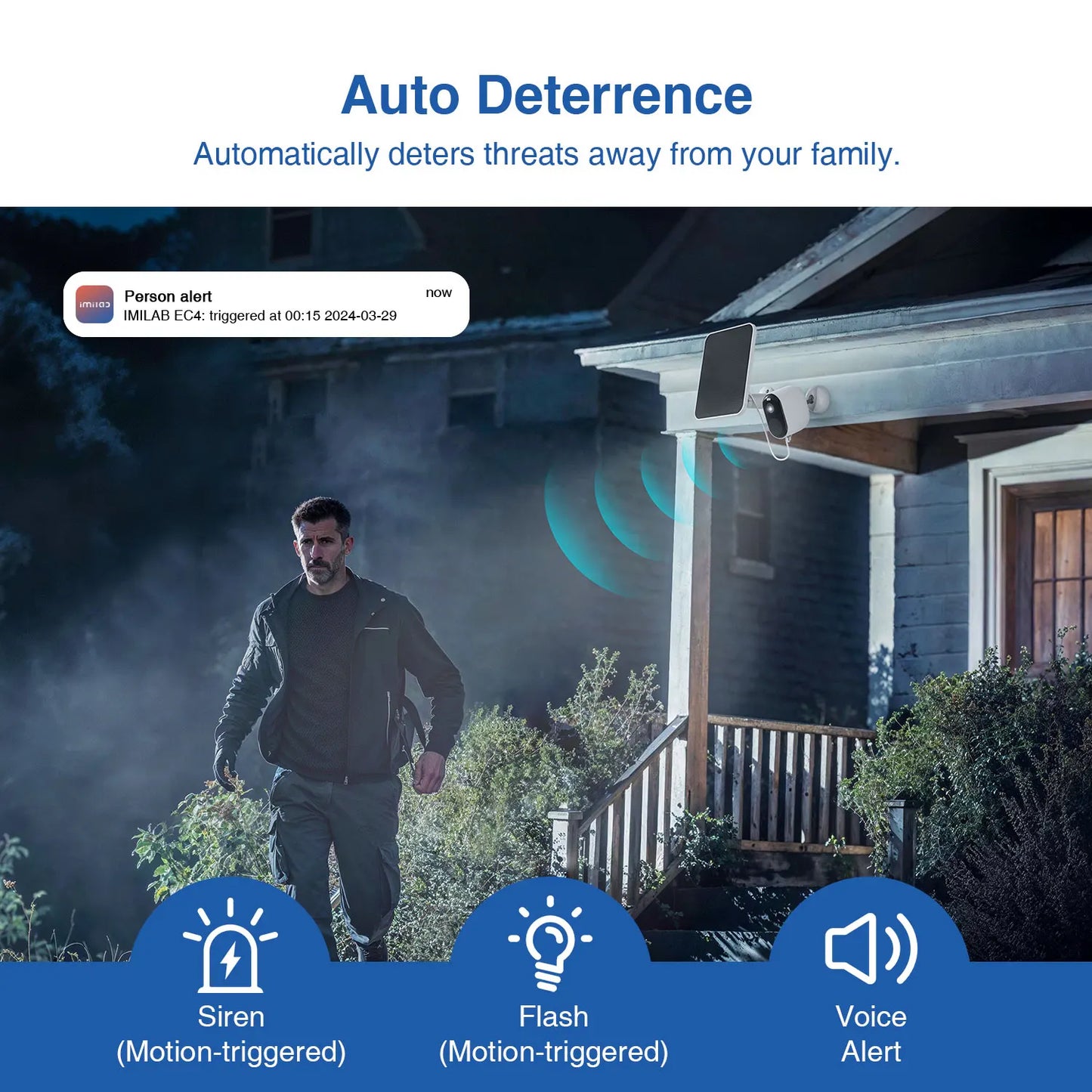 IMILAB EC4 Camera Outdoor Video Surveillance 2.5K HD IP WiFi Web Cam Wireless Smart Home Yard Security Protection CCTV Monittor