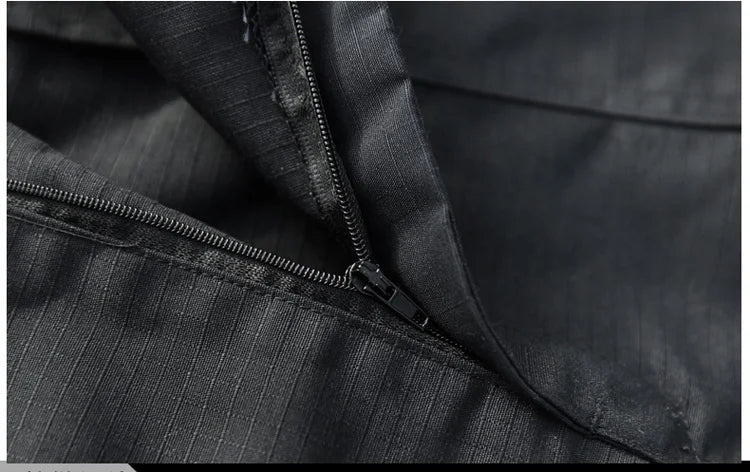 Black Utility Cargo Pants Sweatpants - Durable Work Trousers with Multi-Pockets, Comfort Fit for Outdoor Sports & Daily Casual