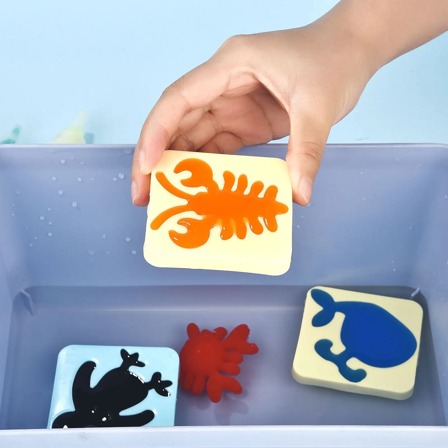 DIY Craft Painting Stickers Montessori Education Origami Magic Water Elves Kit Set Toys Handmade Children Gift Kids Craft Xmas