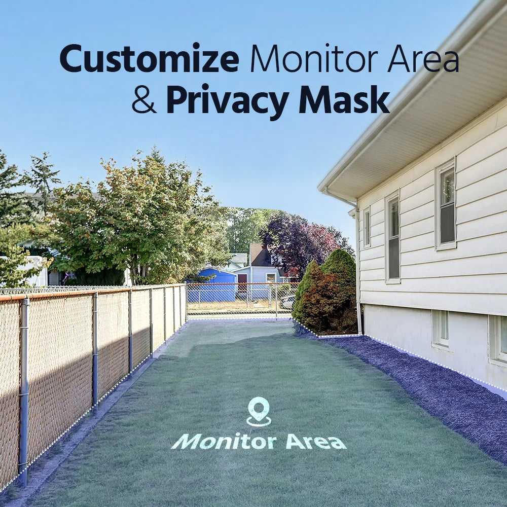 ANNKE 4MP CCTV Security System 4Ch Wireless NVR 7″ Monitor Motion Detection 2PCS Super HD Cameras Two-Way Audio IR Night Vision