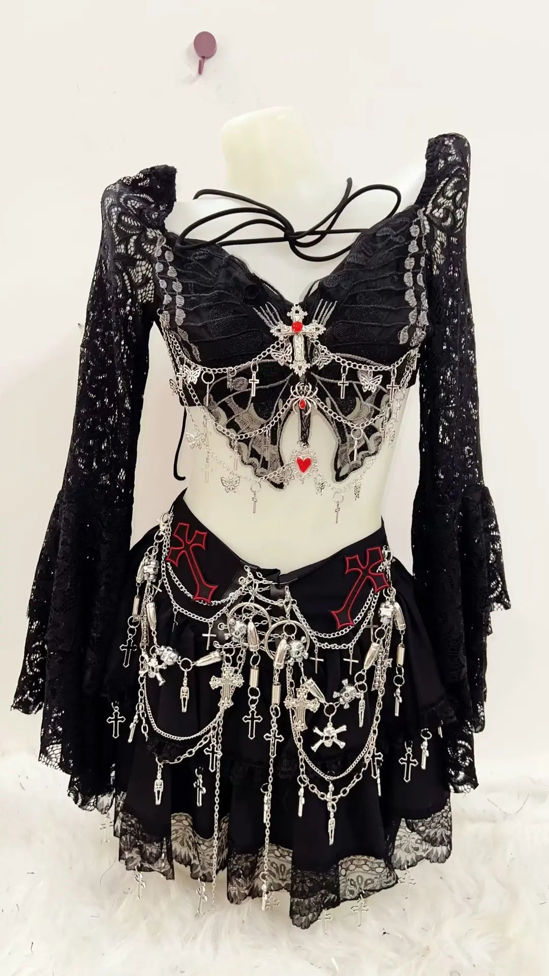 gothic clothes y2k clothes Cross Tops Gothic shirt Punk shirt y2k t shirt harajuku fashion y2k top e girl clothes sexy top
