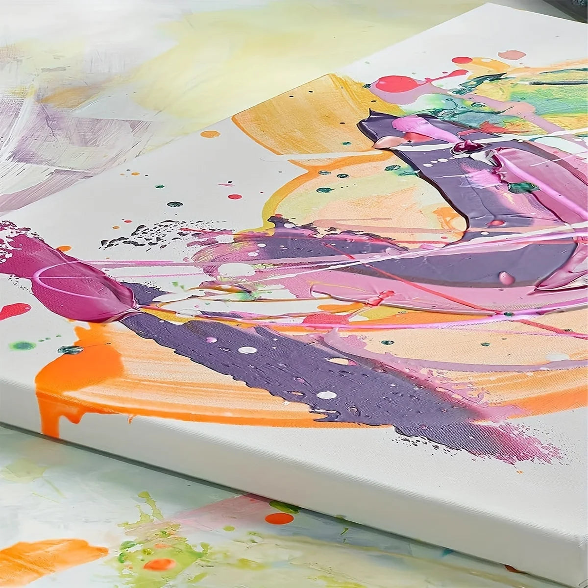 4pcs Paint Canvases For Painting, 8 X 12 Inches, Acid Free Canvases , For Adults And Teens, White Blank Flat Canvas Boards