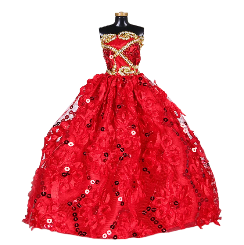 Fashion Princess Canonicals Dress for 30cm Barbies Doll Wedding Clothes Girl Gift Party Dress 29CM Barbie Long Short Skirt