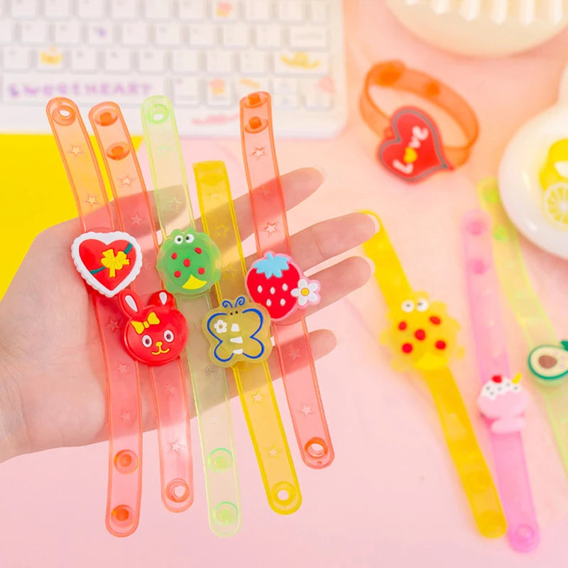 6-24PCs Kids Birthday Party Supplies LED Cartoon Light Up Watch Toys Boys Girls Wedding Guest Souvenirs Christmas Party Favors