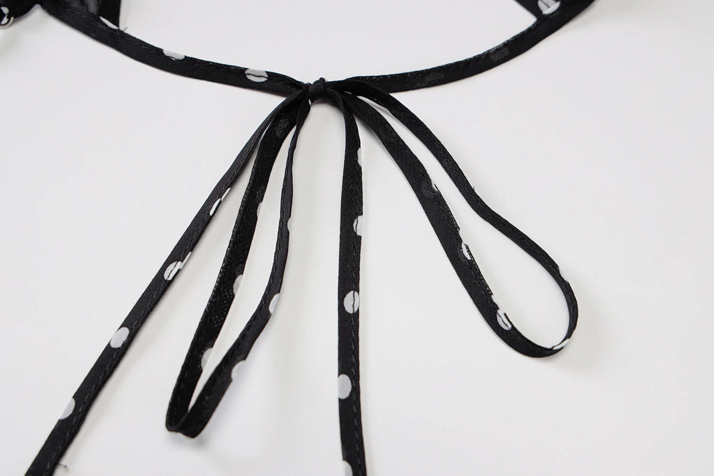2025 Black Fashion Polka Dots Sundress Sexy See Through Spaghetti Strap Maxi Dress Women Summer Clothes Party Slip Dresses A1259