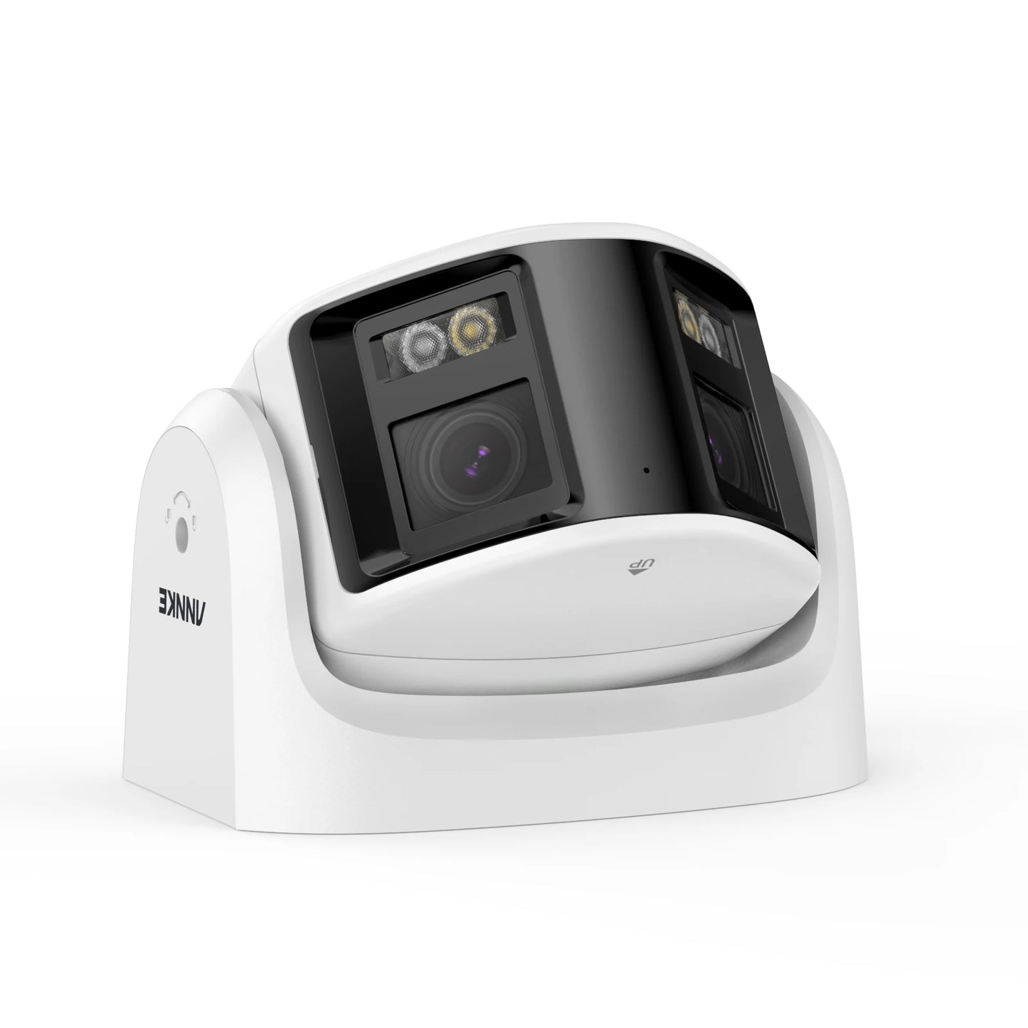 ANNKE 4K Camera Security Panoramic Dual Lens Human Detect Auto Track Two Way Audio IP Camera Dual Lens Poe 180° Wide View Angle