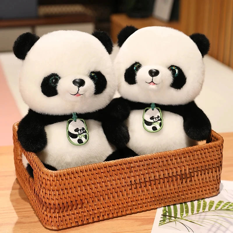 24/30/40/50cm Kawaii Round Fat Panda Plush Toy Cute Stuffed Animal Giant Pandas Plushie Doll Anime Soft Kids Toys for Girls Gift