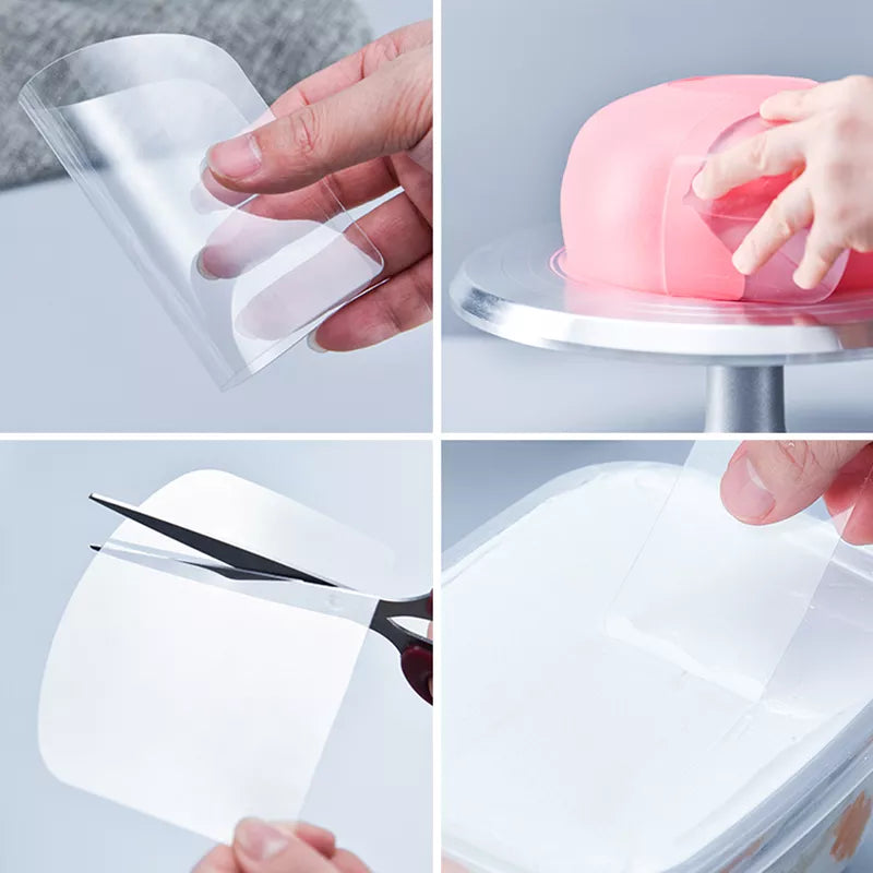 DIY Plastic Cake Soft Scraper Fondant Mousse Cream Spatula Pastry Smooth Edge Cutter Cupcake Baking Decorating Kitchen Tools