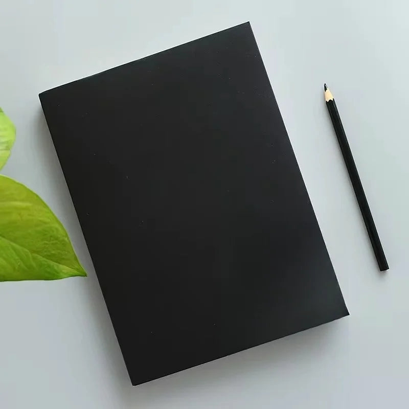 256Sheet Drawing Book black Drawing Student Notebook Sketch Book Cardboard Painting Sketchbook