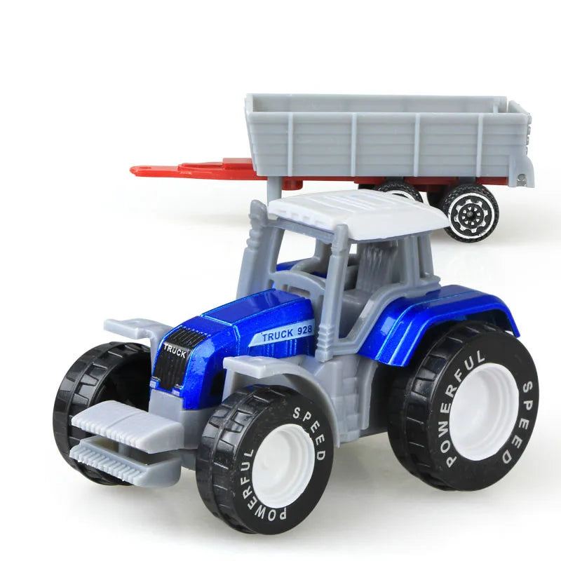 Alloy Engineering Car Model Tractor Toy Vehicles Farmer Vehicle Belt Boy Toy Car Model Gift for Children Kids Toys Model Car