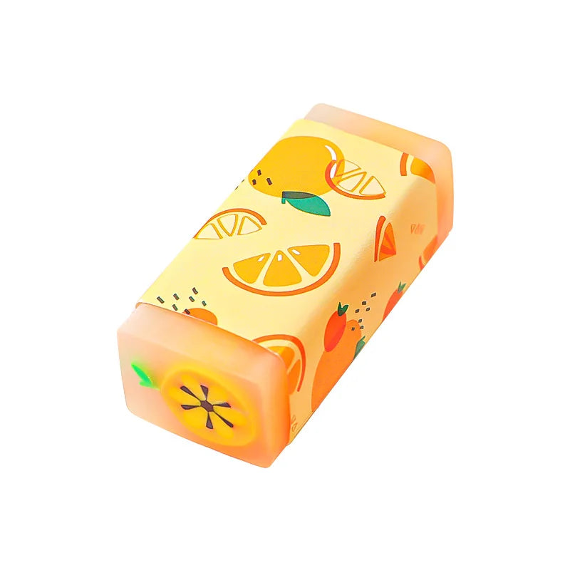 3pcs/lot Cartoon Creative Fruit Eraser Pupils Exam Pencil Eraser Children's Stationery Painting Sketch Eraser School Kawaii