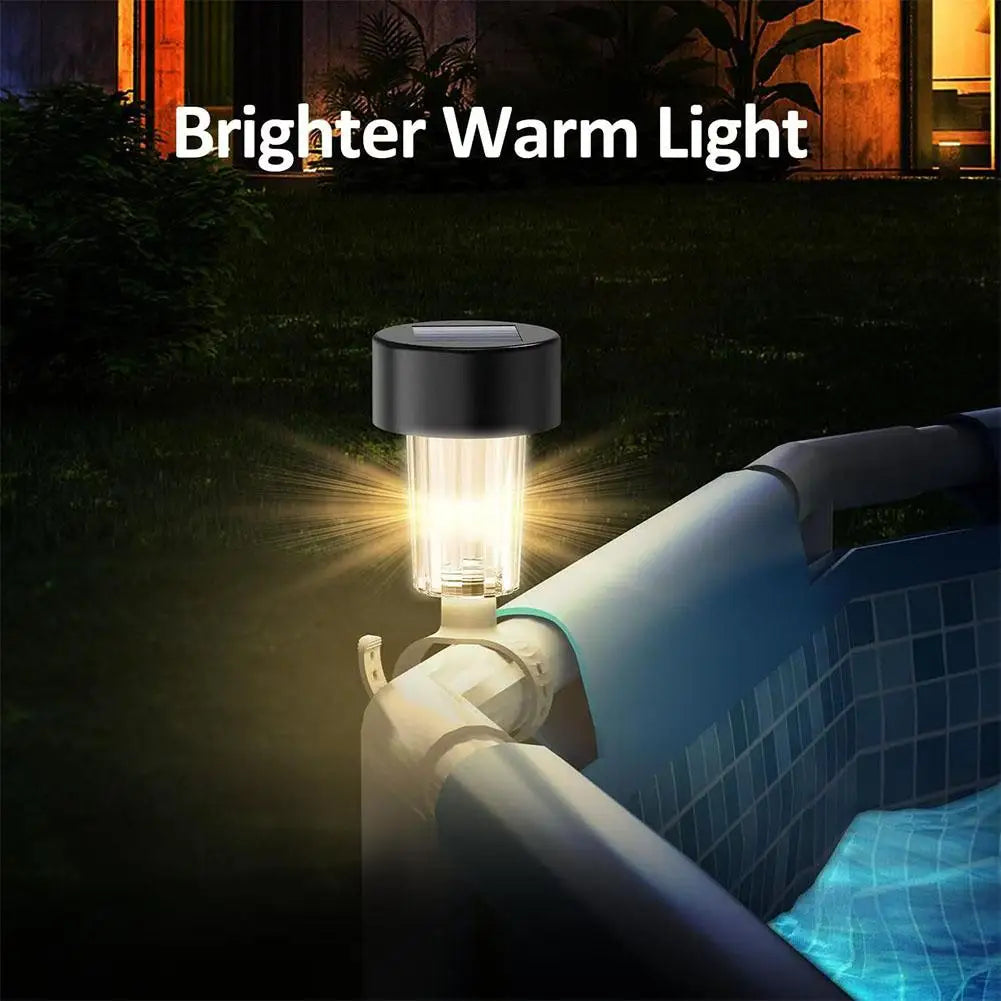 1/6PCS Pack Solar Pool Lights For Framed Above Ground Pools Outdoor Swimming Pool Fence Decoration Accessories