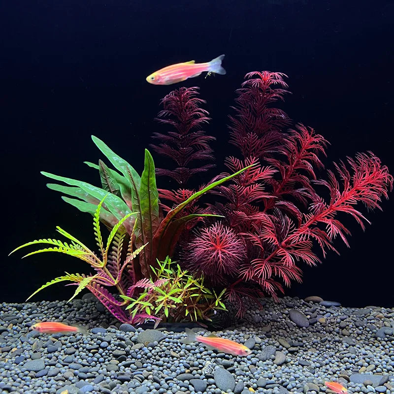 Artificial Aquarium Decor Plants Plastic Aquatic Plants Underwater Plants Aquarium Accessories Decoration Piante Acquario