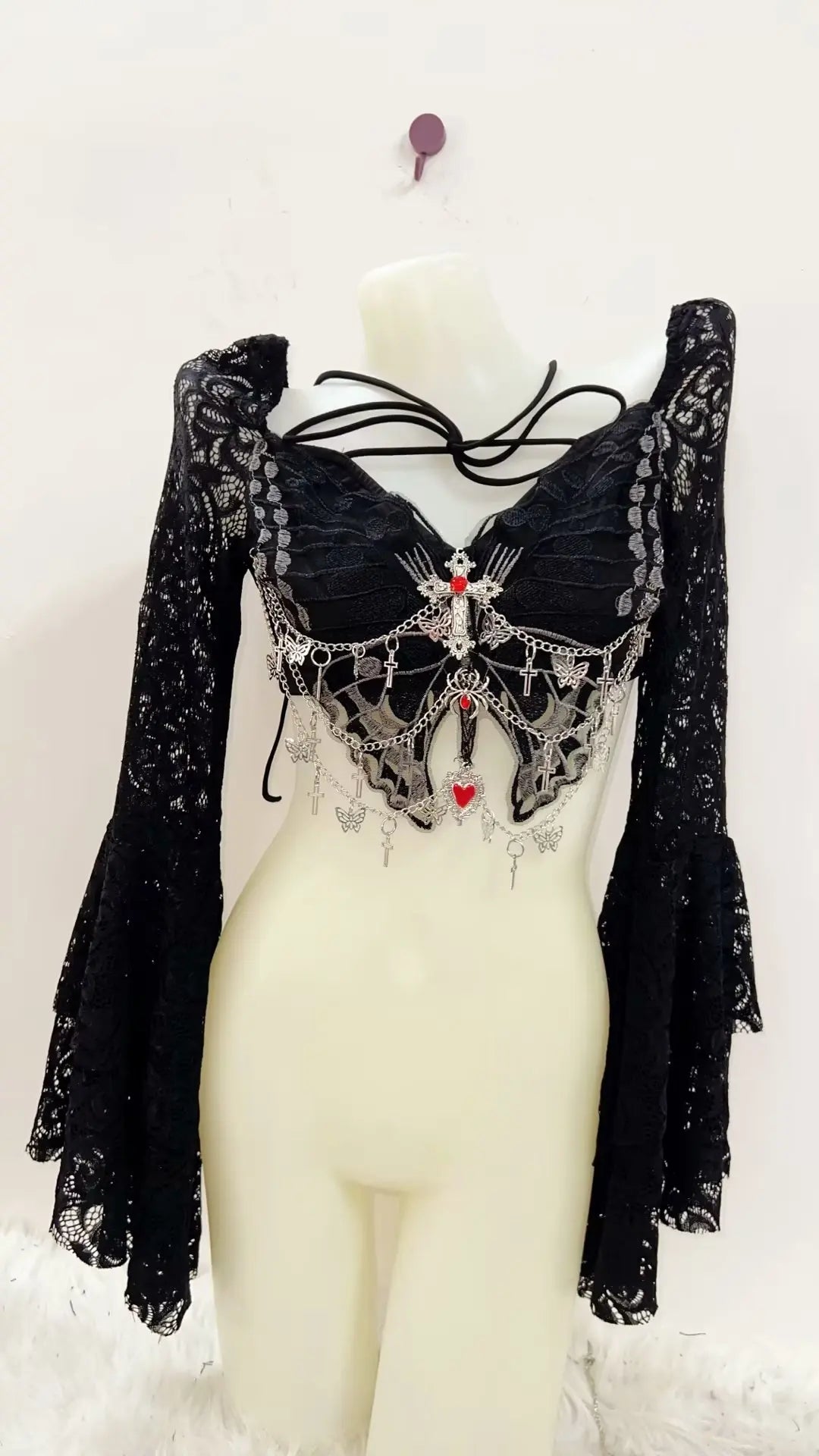 gothic clothes y2k clothes Cross Tops Gothic shirt Punk shirt y2k t shirt harajuku fashion y2k top e girl clothes sexy top