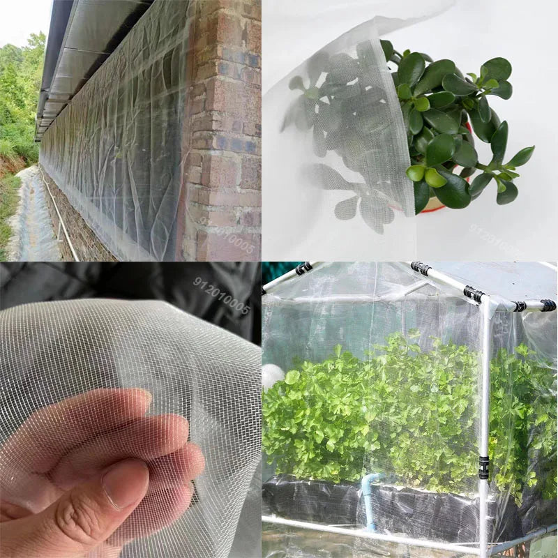 60 Mesh Plant Vegetables Insect Protection Net Garden Fruit Care Cover Flowers Protective Net Greenhouse Pest Control Anti-Bird