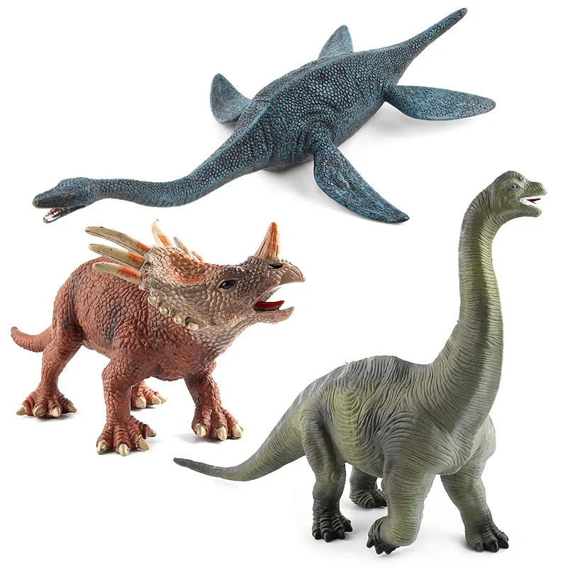 Dinosaur Tyrannosaurus Rex Parasaurolophus Spinosaurus Styracosaurus Plesiosaur Brachiosaurus Action Figure Toy Animal Figurines