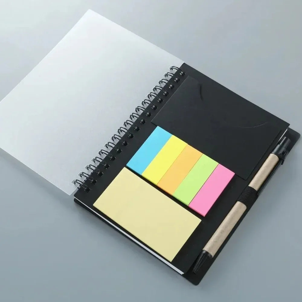 Creative Sticky Notes Notepad Kawaii Stationery Diary Notebook with Pen Office School Supplies Student Gift