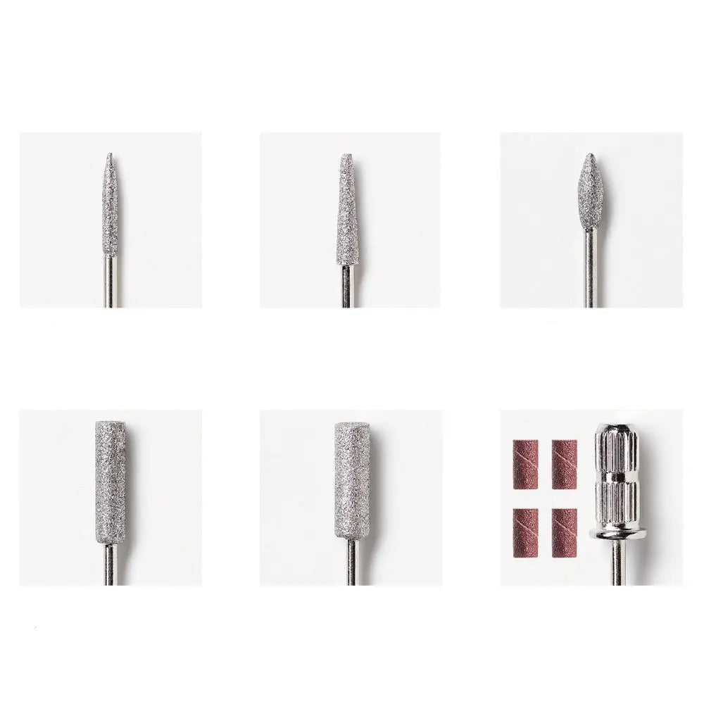 Nail Drill - Professional Electric Nail Drill File Machine Portable Electric Nail Filer with Nail Drill Bits Sanding Bands