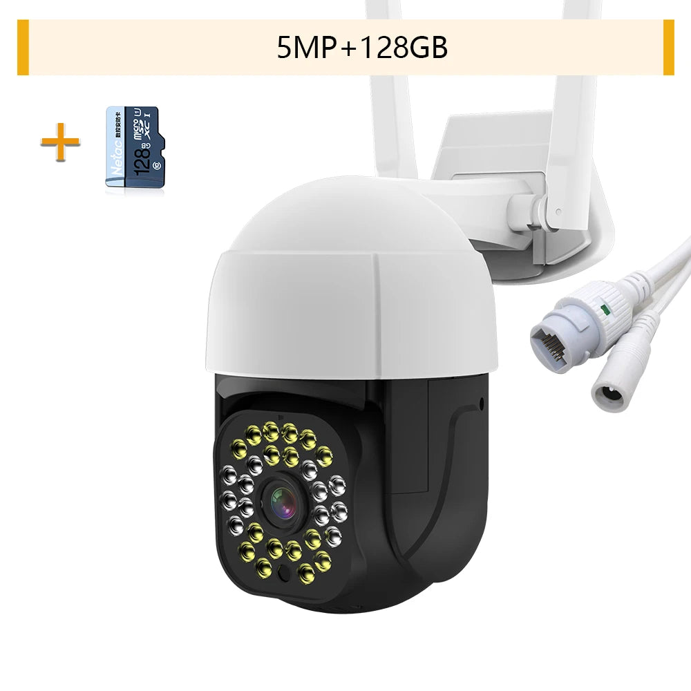 4K Auto tracking IP Camera Outdoor 5MP Night Vision Speed Dome CCTV Camera 8MP WIFI PTZ 1080P Home Security Video Surveillance