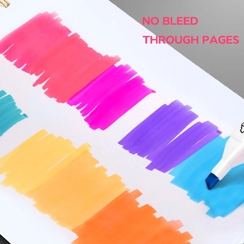 8K/A4 Thickened Sketchbook Student Art Painting Drawing Paper Sheets Marker Book NoteBook Water Color School Stationery