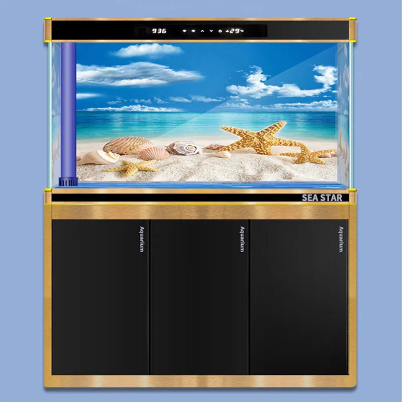 Background for Aquarium 3d Sticker Poster Fish Tank Aquarium Background accessories Decoration Ocean Plant Aquascape Painting