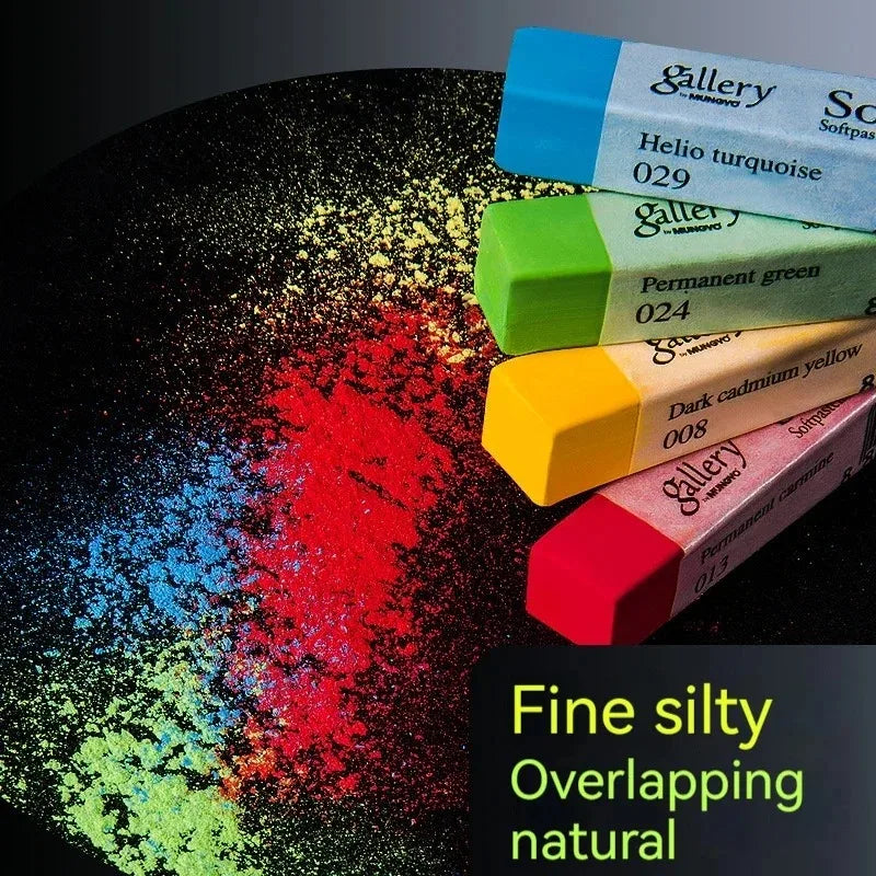 Professional Soft Pastel Squares Chalk Student Graffiti Stick Artist Heavy Color Oil Crayons Pastels For Art Painting Stationery