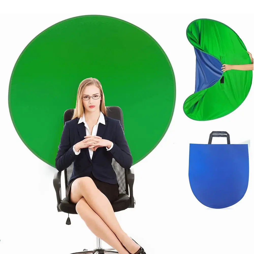 Game Live Chromakey Photography Studio Chair Double Sided Backdrop Background Cloth Green Blue Screen