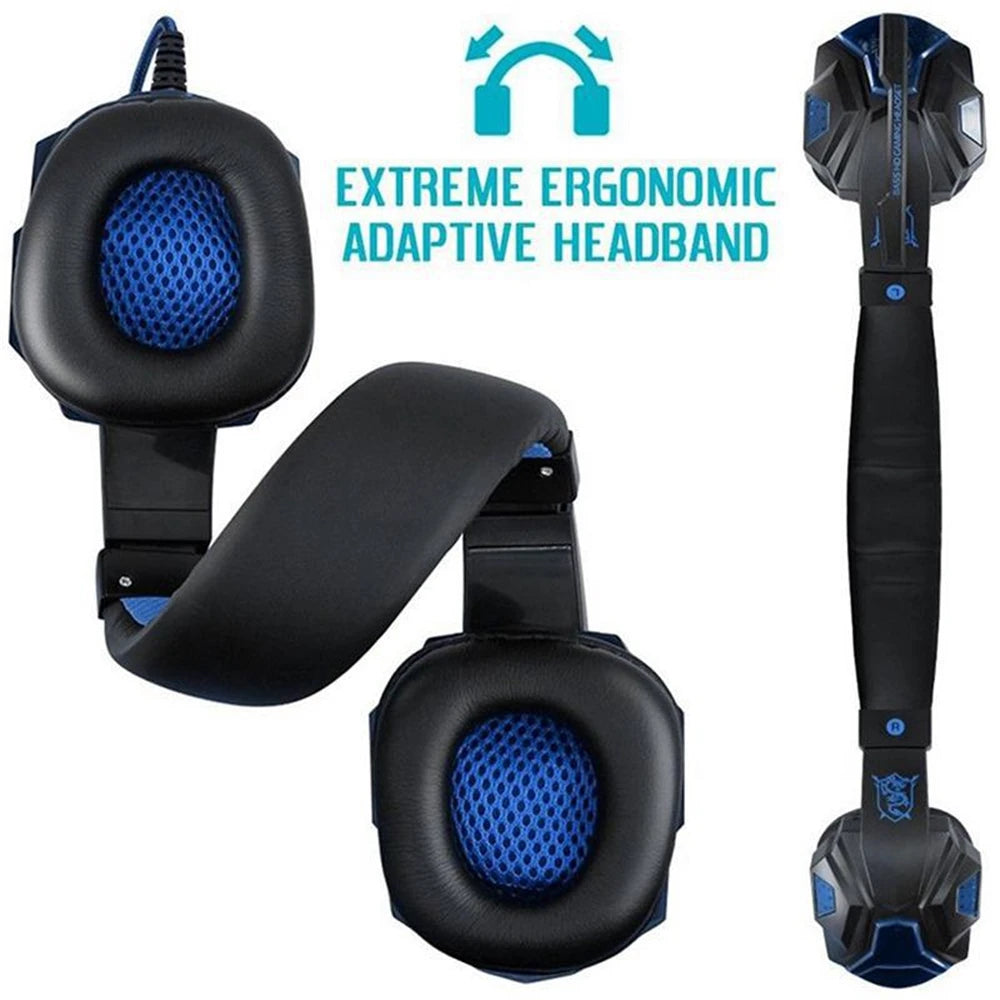 Subwoofer Gaming Wireless Headphone with Mic Over-Ear Headphones Bluetooth 5.3 40mm Driver 2.4G/Wireless/Cable RGB Headsets