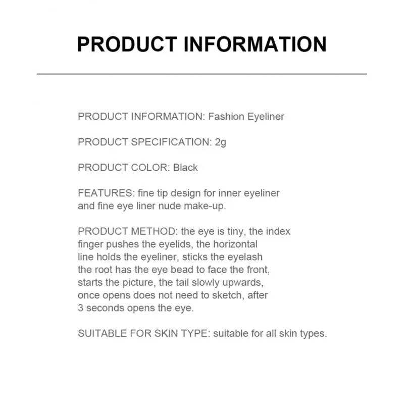 1~20PCS Waterproof Liquid Eyeliner Makeup for Women Long Lasting Quick Drying Eye Liner Arrow Pencil Smooth Eyeliner Pencil