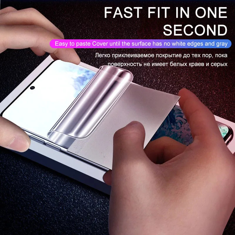 4Pcs Hydrogel Film For Samsung Galaxy S23 S20 S21 S22 Plus Ultra FE Note 20 9 10 Plus A52S A30 A53 A51 A50 A21S Screen Protector