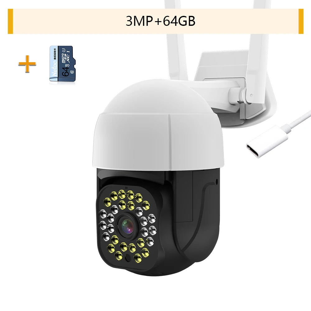 4K Auto tracking IP Camera Outdoor 5MP Night Vision Speed Dome CCTV Camera 8MP WIFI PTZ 1080P Home Security Video Surveillance