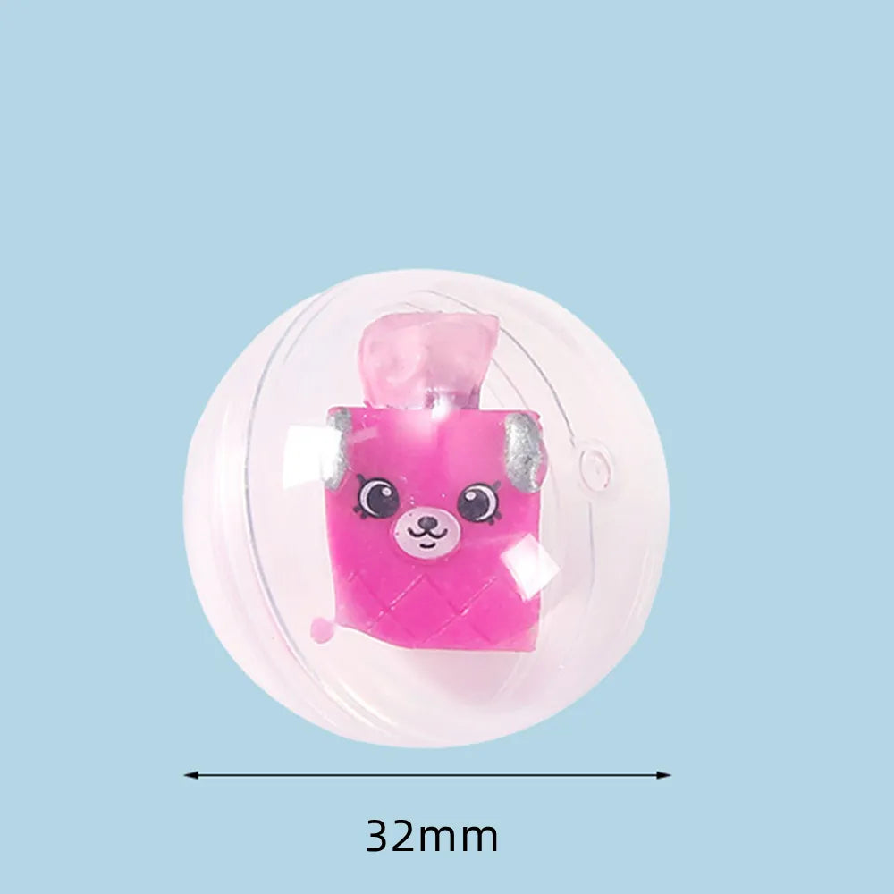 12/30 PCS 32MM Fun Mixed Surprise Capsule Egg Toy Kids Birthday Party Favors Christmas Back to School Gifts Kindergarten Prizes