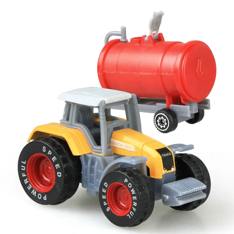 Alloy Engineering Car Model Tractor Toy Vehicles Farmer Vehicle Belt Boy Toy Car Model Gift for Children Kids Toys Model Car
