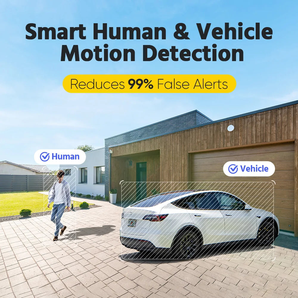 ANNKE 4K Camera Security Panoramic Dual Lens Human Detect Auto Track Two Way Audio IP Camera Dual Lens Poe 180° Wide View Angle