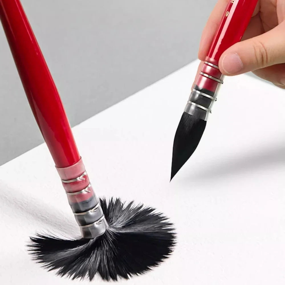 1pc Professional Watercolor Paint Brush Set High Quality Squirrel Hair Learning Oil Acrylic Painting Pens Art Brushes Supplies