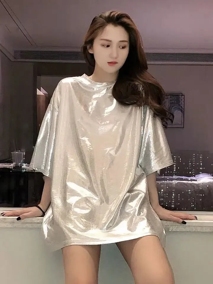 Summer Outfit Female Top Short Sleeve Women's T-shirt 2025 High Quality Y2k Fashion Korea Korean Style Popular Clothes Clothing