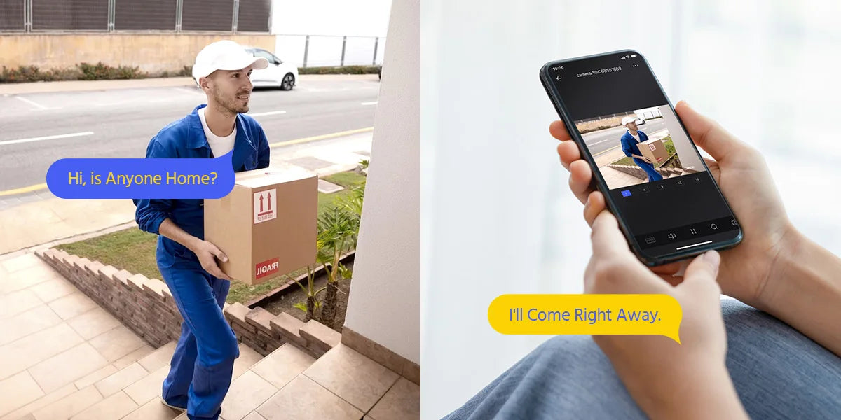 ANNKE 4K Camera Security Panoramic Dual Lens Human Detect Auto Track Two Way Audio IP Camera Dual Lens Poe 180° Wide View Angle