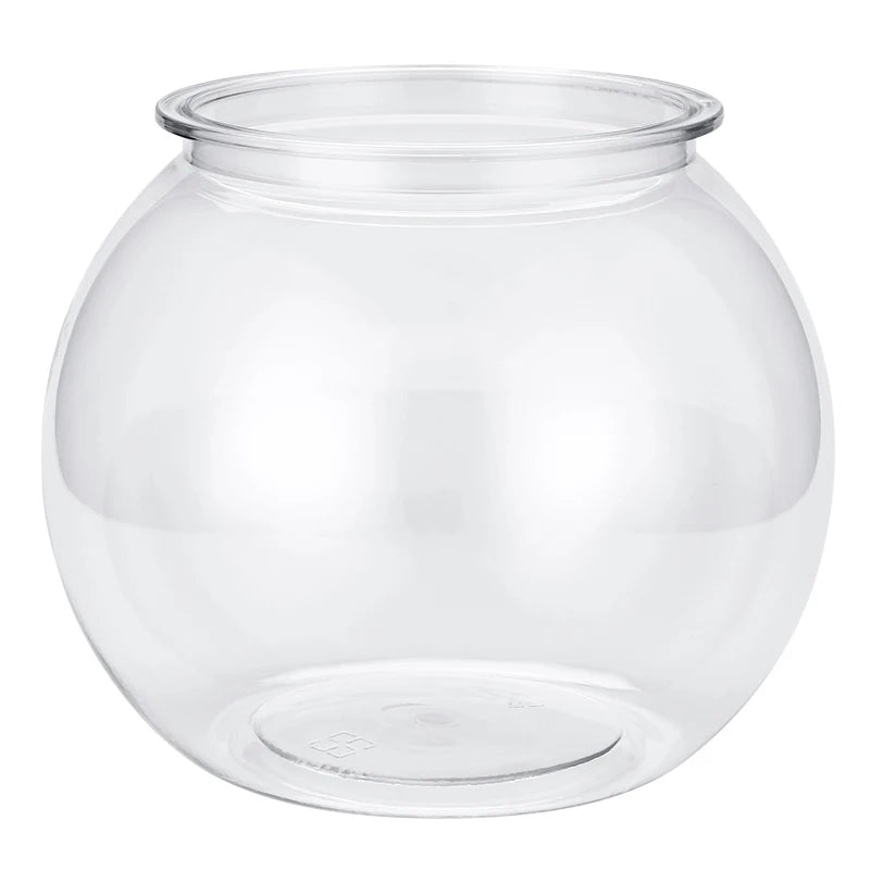 Fish Bowl Plastic L M S Sizes Desktop Aquarium Tanks Round Durable Fish Tank for Betta and All Mini Fish