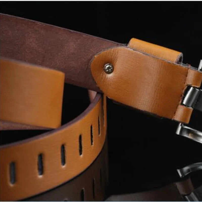 New Style Denim Men's Belt Antique Pin Buckle Belt Wholesale Luxury Designer Belt Fashion Vintage Leather High Quality for Men