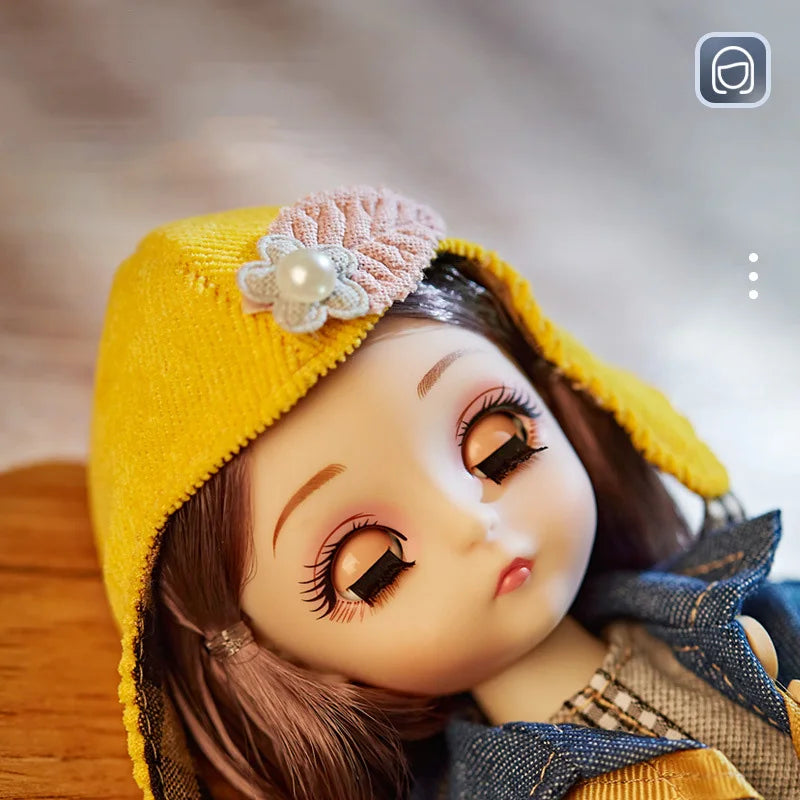 BJD Doll 1/6 Ball Jointed Full Set With Fashion Clothes Soft Wig Vingl Head File Body For Girl Toys Gift 12 Constellation Series