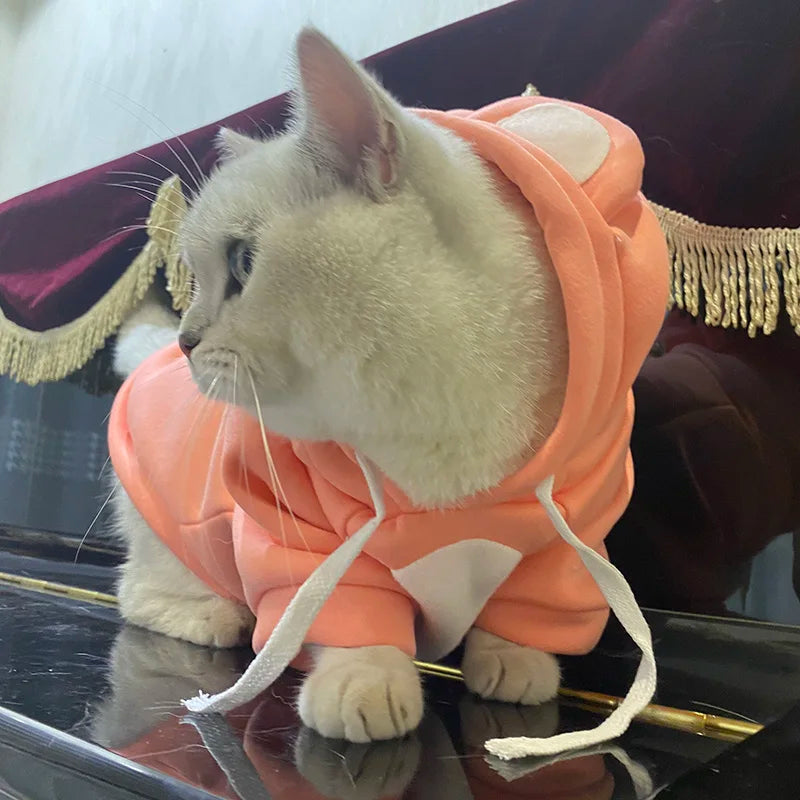 Newest Dog Cat Hoodie Sweater Winter Pet Clothes for Dogs Cats Puppy Clothing Sphynx Katten Sweatshirt gotas mascotas Costume