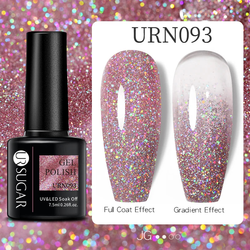 UR SUGAR 15ml Nude Pink Quick Extension Nial Gel Milky Jelly White Nail Gel Polish Semi Permanent Varnish UV LED Extension Gel