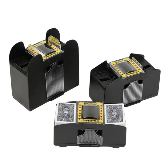 Card Shuffler Automatic Shuffle Machine For 2-6 Decks Playing Cards Fully Automatic Playing Card Shuffle Machine Battery-Free