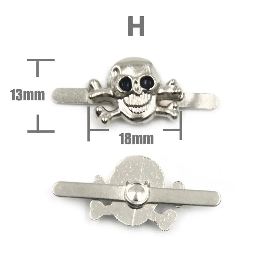 Skull Cross Bone Rivets Spike Studs Spots Nailhead Punk Rock DIY Leather Craft For Clothing Bag Shoe Apparel Parts Accessories