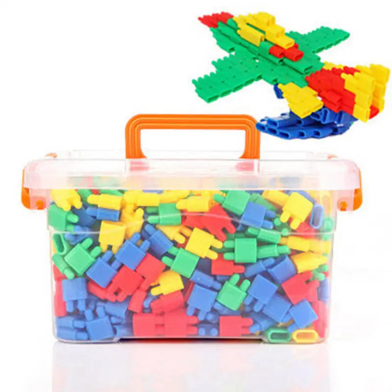 newest 100/230 PCS Building Blocks Kit Learning Educational Construction Building Toy Set Kids Engineering Science Blocks Kit