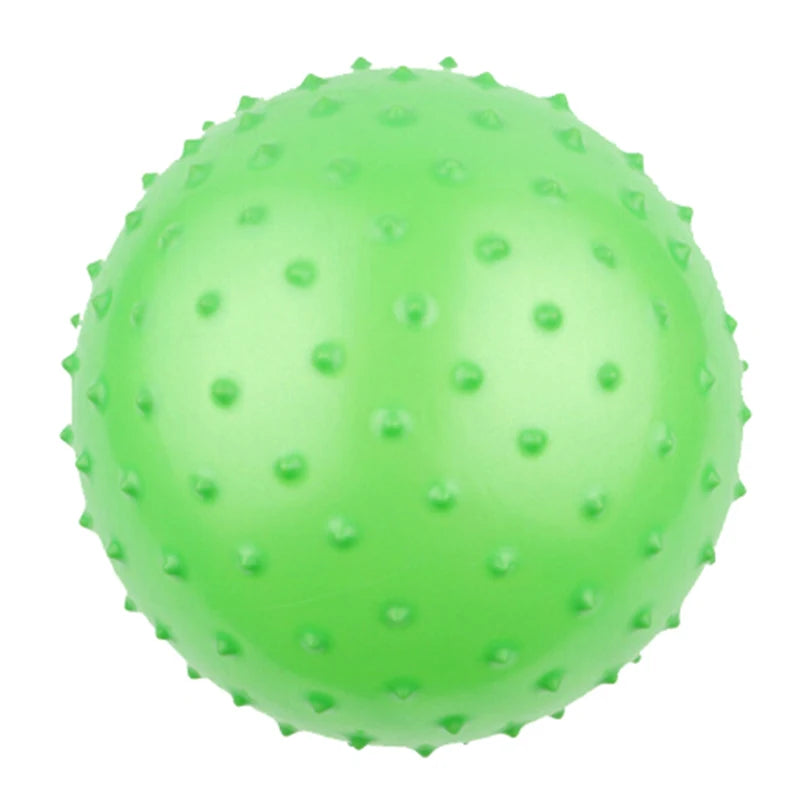 16/18/22cm Baby Soft Squeeze Bouncing Fidget Development Sensory Educational Toy Inflatable Rubber Ball for Children Infant Gift