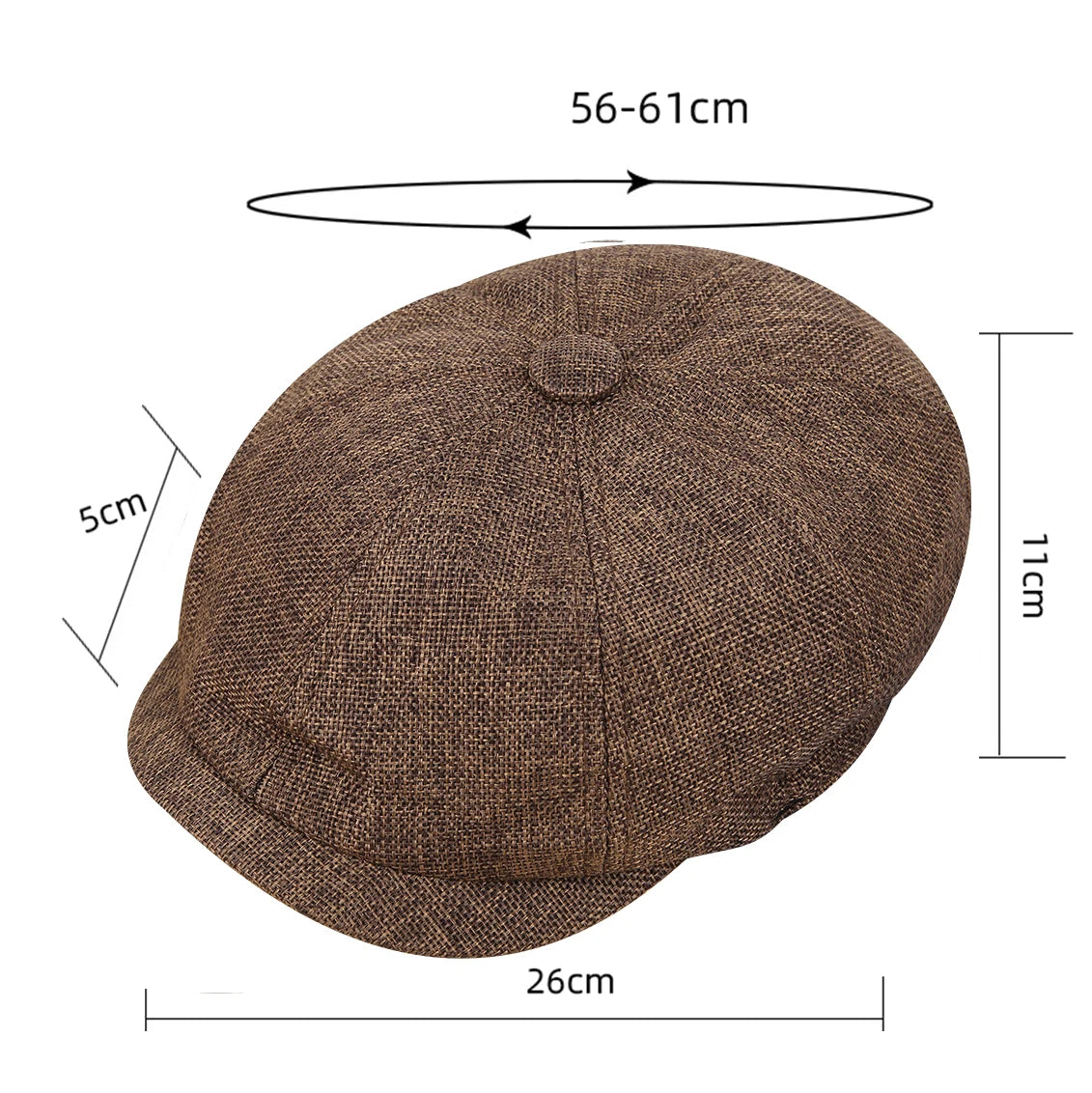 Men Newsboy Hat Retro Beret Hats Casual Street Caps Unisex Wild Octagonal Cap for Men Winter Spring Hats