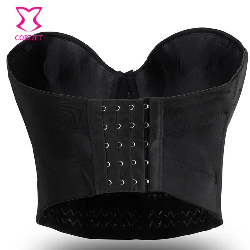 Punk Rave Silver Studded Rivet Bra Women Sexy Push Up Bustier Bra With Spikes Sujetador Brassiere Sexy Lingerie Rock Clubwear