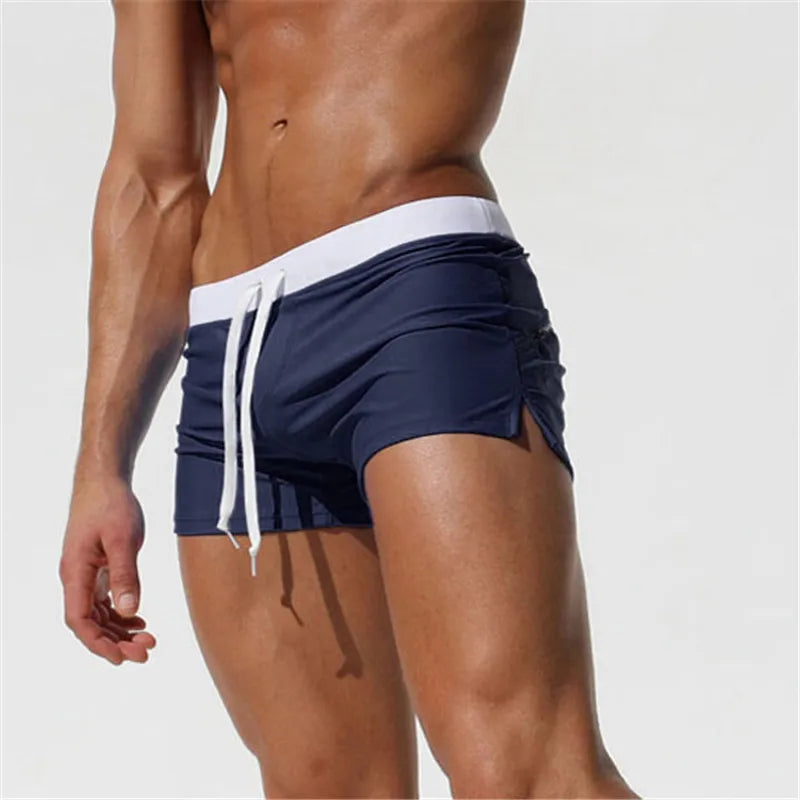 2024 Summer Swimwear Men Swimsuit Maillot De Bain Boy Swim Suits Boxer Shorts Swim Trunks Swimming Surf Banadores mayo sungas