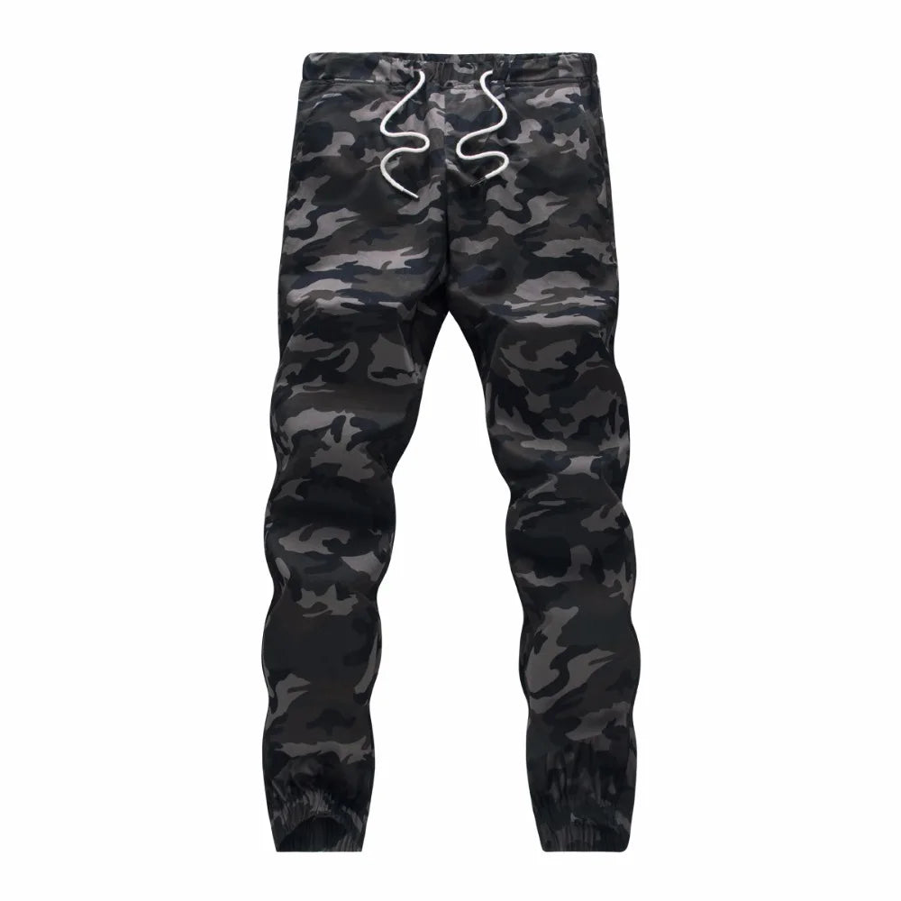 Cotton Mens Jogger Autumn Pencil Harem Pants 2024 Men Camouflage Military Pants Loose Comfortable Cargo Trousers Camo Jogger